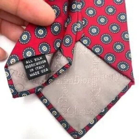 Christian Dior Silk Tie Vintage Classic Size - Picture 3 of 3